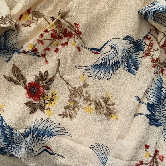 Cream floral long sleeve romper - Picture 5 of 8